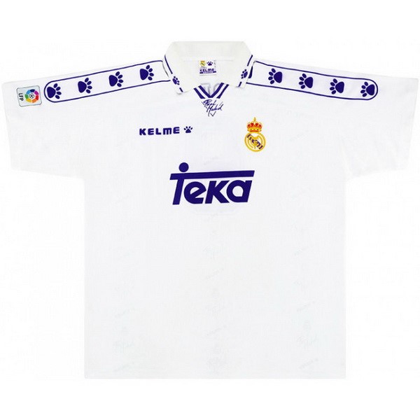 Tailandia Camiseta Real Madrid 1st Retro 1994 1996 Blanco
